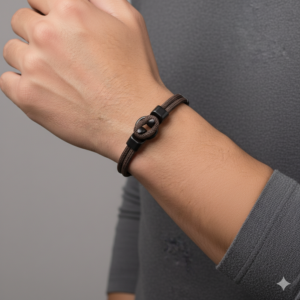 Armband Nordik – Paracorde Doppelkordel